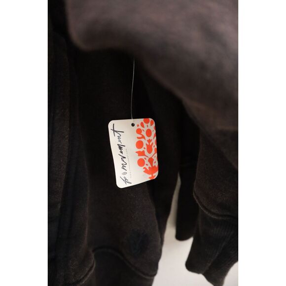 FP Movement OB1632414 Women's Sz L Black Sprint to the Finish Logo Hoodie - Picture 3 of 10